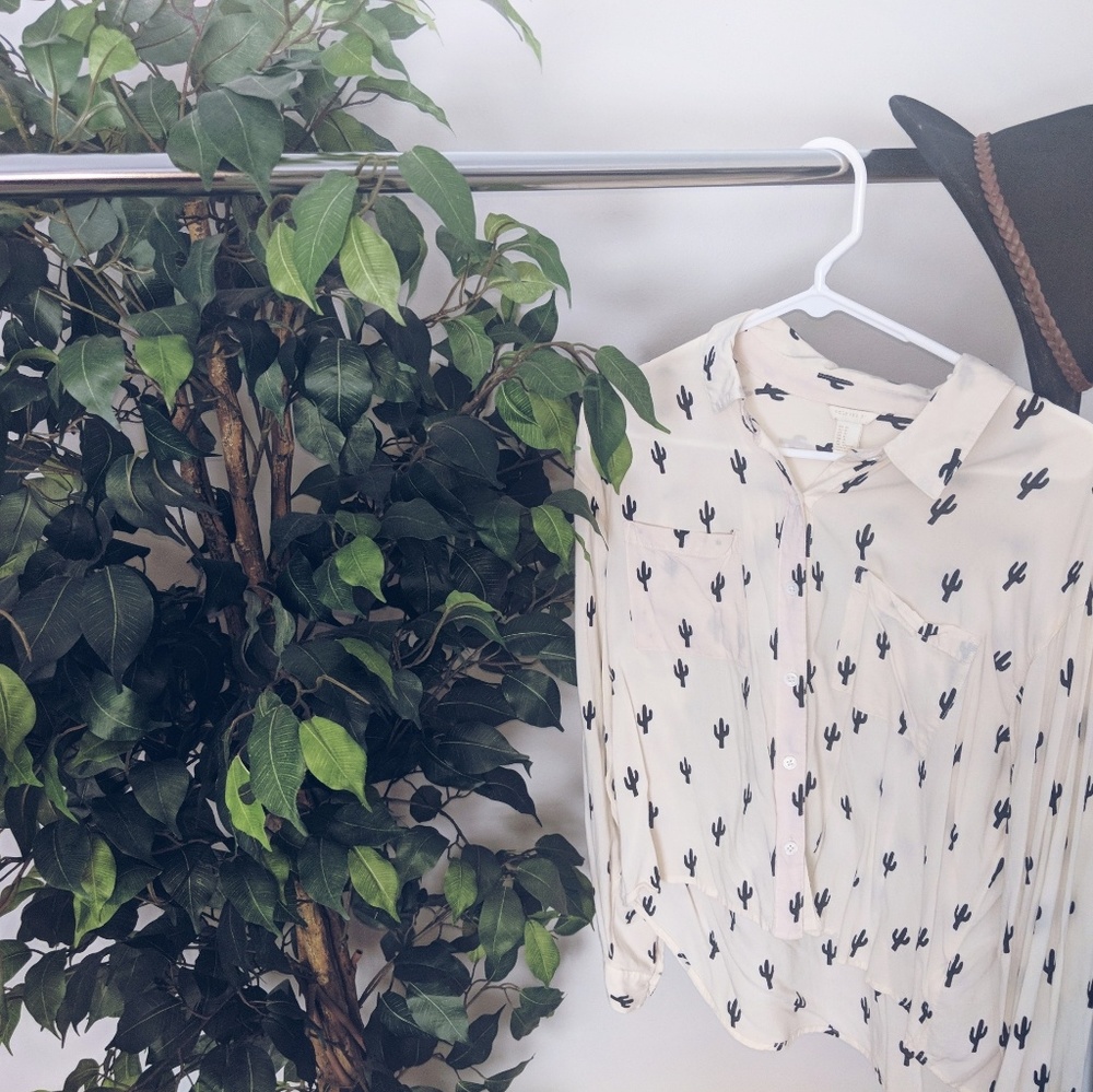 Cactus button up